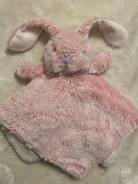 Piccolo Bambino Pink Bunny Rabbit Baby Plush Security Blanket Lovey